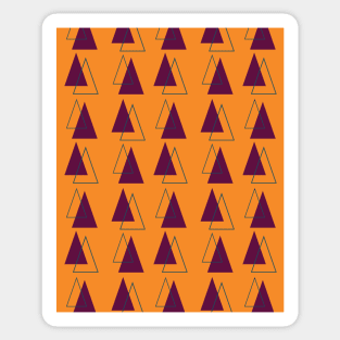 Triangle Seamless Pattern 014#001 Sticker